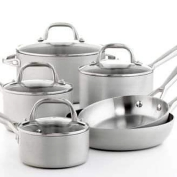 🛑 SOLD🛑Anolon Chef Clad Stainless S 10-Pc CKW - Picture 2 of 6
